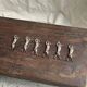 Set of 6 silver-plated horse knife rests L8 H2