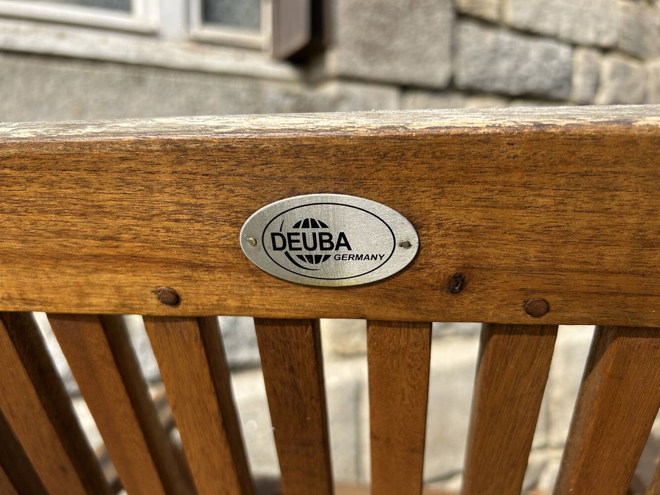 Trio of Folding Acacia Wood Armchairs – Garden Furniture by Deuba