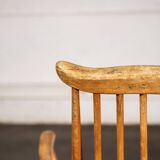 Set of 2 Windsor chairs with armrests.