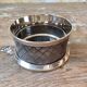 Silver metal bottle coaster