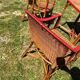 Salon de jardin en rotin vintage