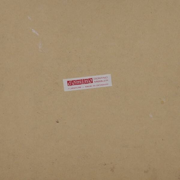 Scandinavian square coffee table, teak, Domino Møbler, Denmark 1960