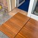 Vintage dining table from the 60s in extendable teak