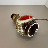 Rare Fat Lava Ceramic Pottery Table Light by Dümler and Breiden, Germany, 1970s