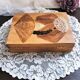 Wooden box for card games