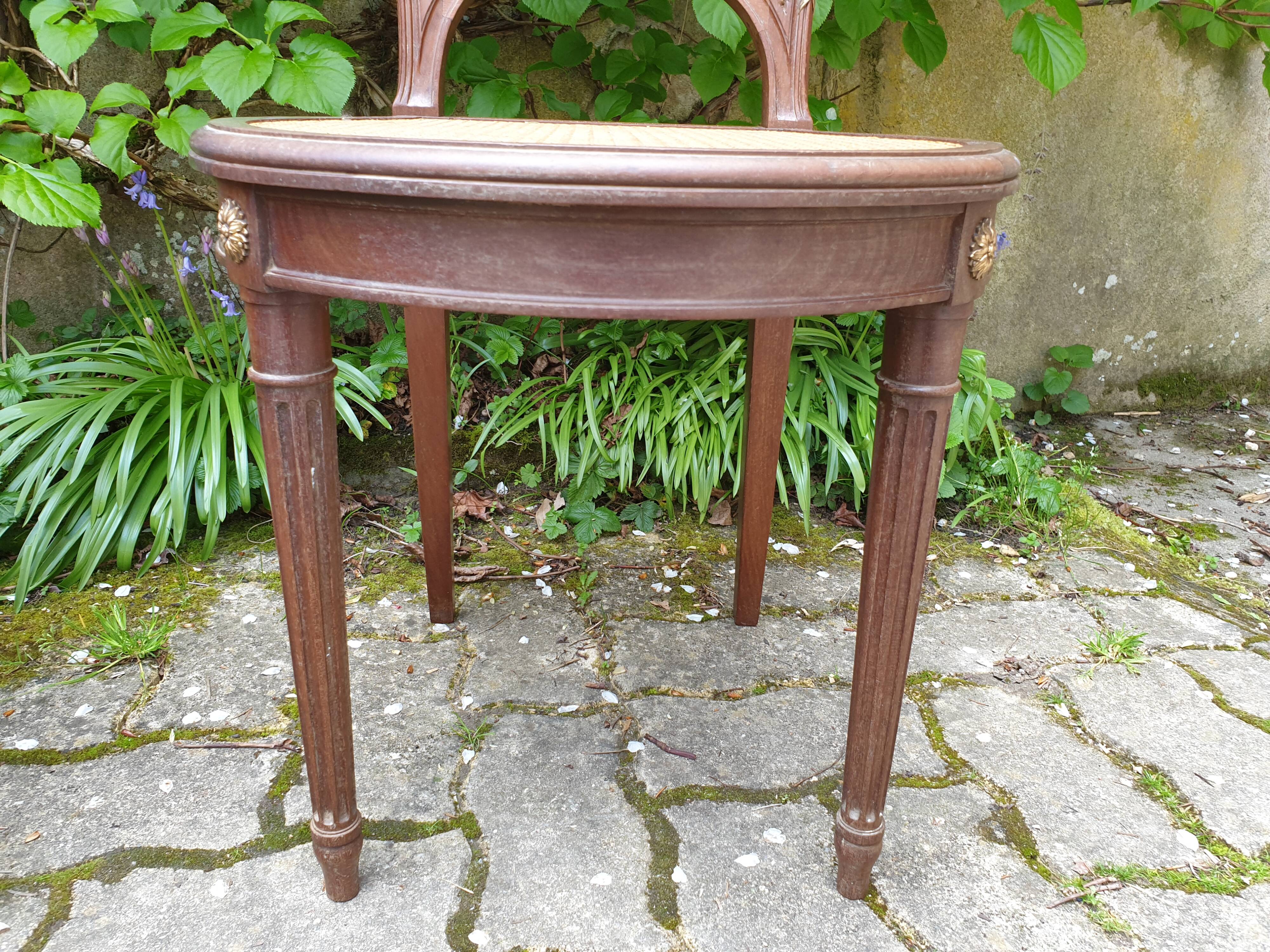 Louis XVI canning chairs