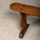 Antique, Primitive and Rustic Farm Benches in solid Oak, France 1920's