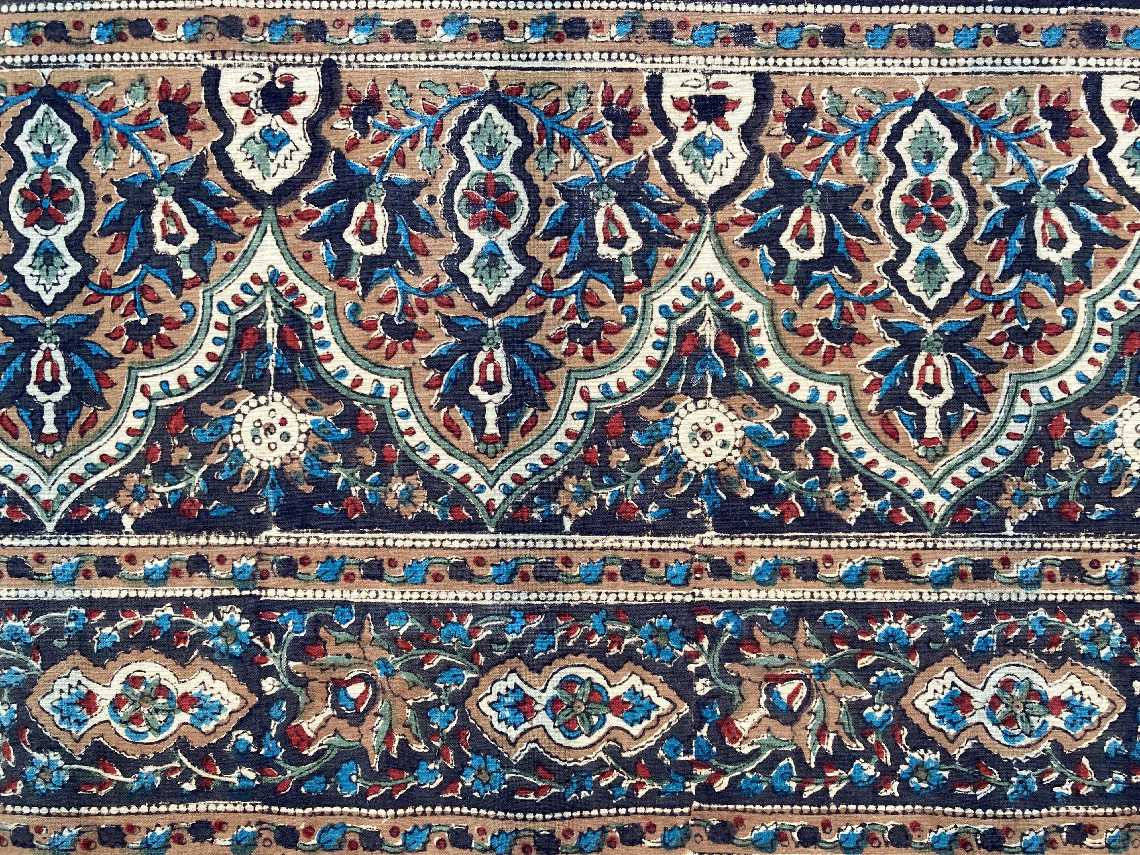Embroidery kalamkari fabric