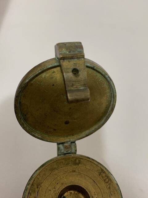 Charlemagne battery in gilded brass