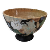 Raku ceramic bowl handmade