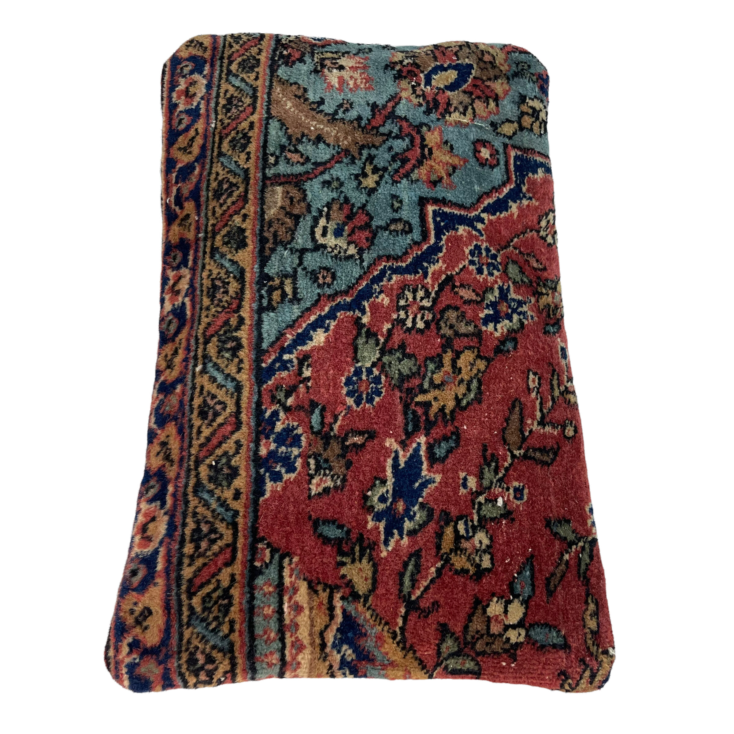 Vintage turkish rug cushion cover, 30 x 50 cm