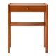 Scandinavian Vintage Teak Nightstand with Shelf