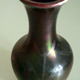 Old ceramic vase enamelled Cannes