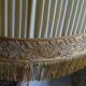 Lampshade fabric pleated fringes
