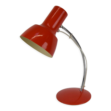 Mid-century Red Table Lamp/Napako designed by Josef Hurka,1970's.