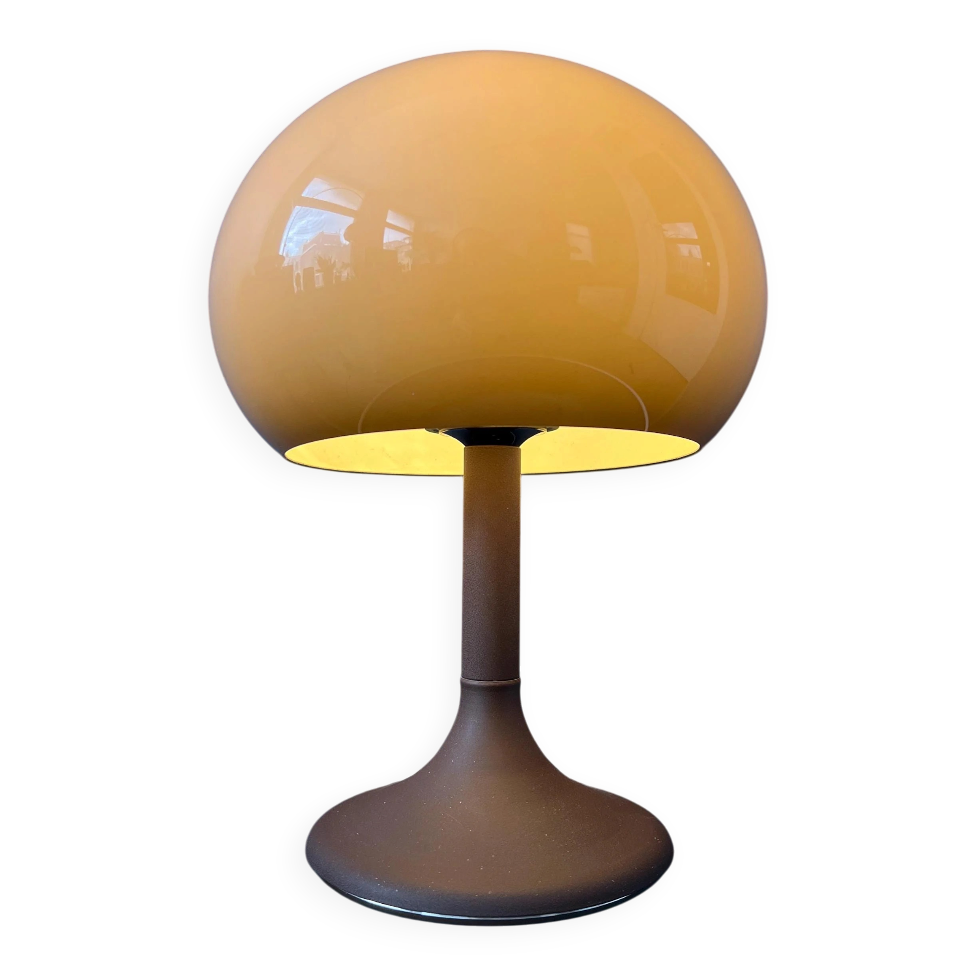 Lampe de table champignon vintage Mid-Century Herda Space Age