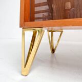 Danish vitrine cabinet 101 cm high, 1970’s