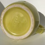 Yellow pitcher bird earthenware Vercor light relief