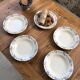 Set de 5 assiettes faïencerie des Chères