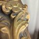 Rococo style mirror in wood and gilded stucco
