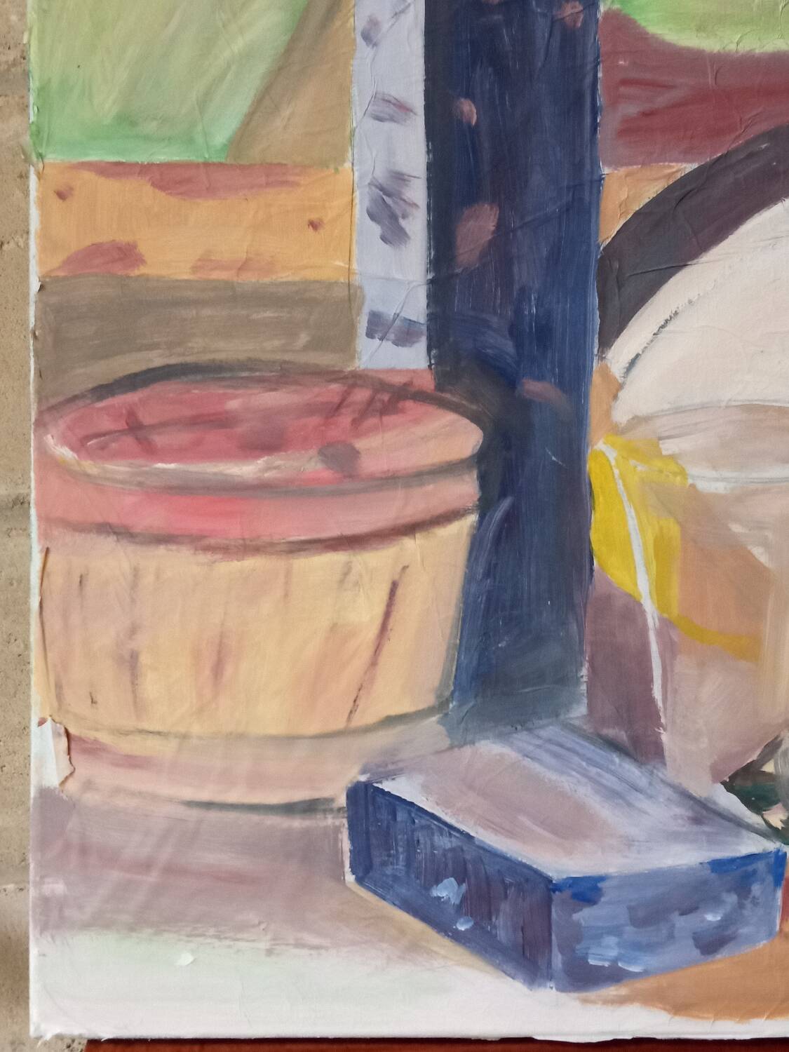 Still life on canvas 60×70 cm