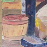 Still life on canvas 60×70 cm