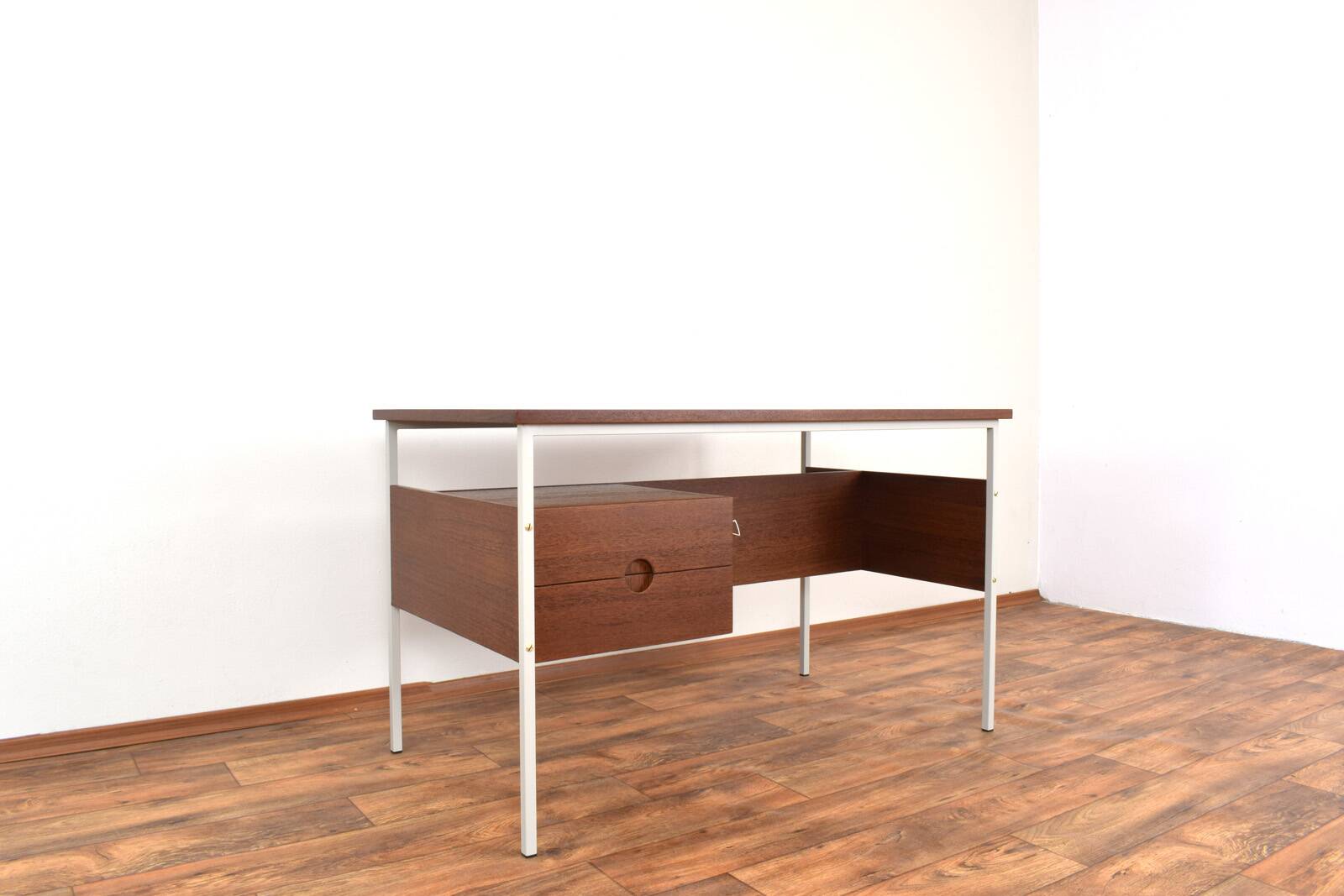Mid-Century Danish Teak Desk, 1970s.