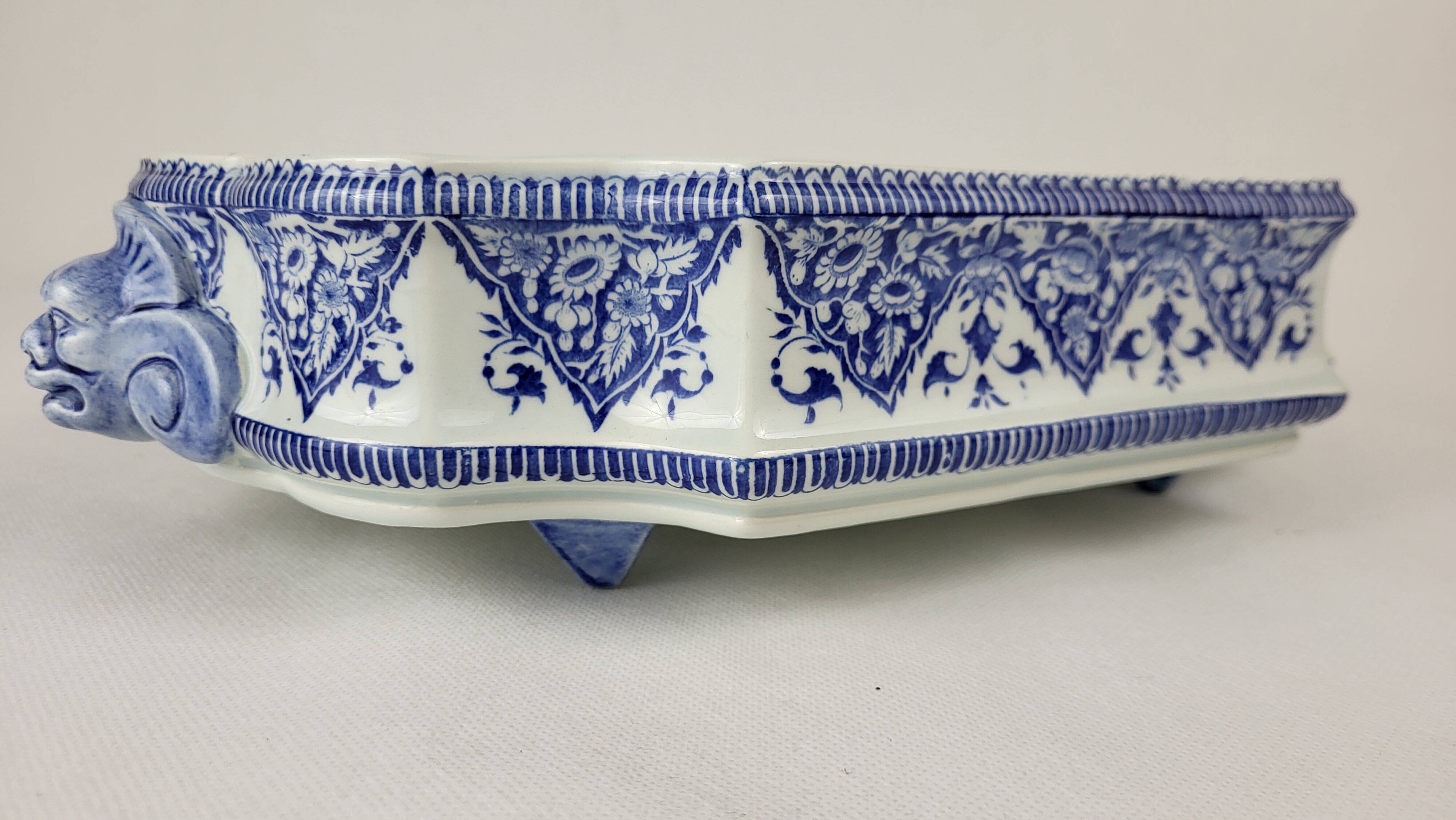 20th century Gien earthenware basin