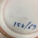 Vase 1970 Fratelli Fanciulacci, ceramic orange sandstone