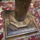 Solid wood pedestal column harness