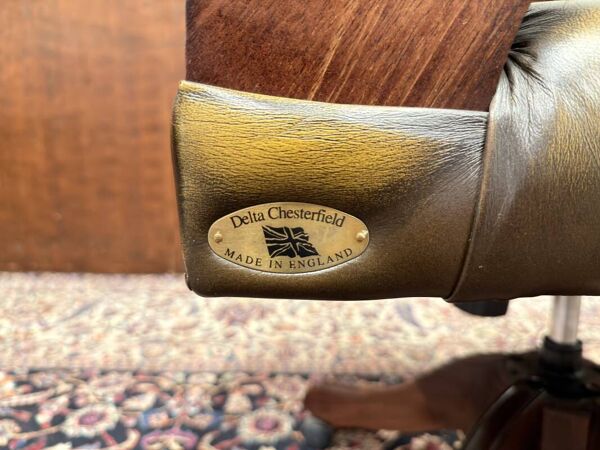 Chaise de bureau Chesterfield anglaise classique