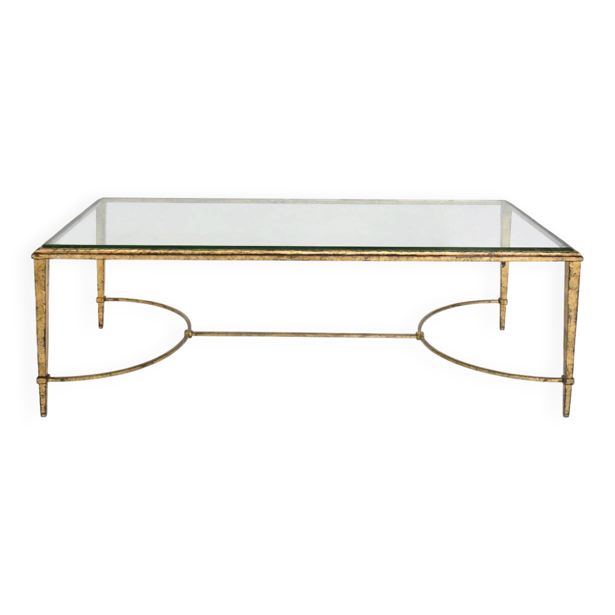 Coffee table in iron by Roger Thibier for the Ramsay house.