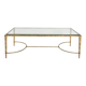 Coffee table in iron by Roger Thibier for the Ramsay house.