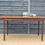 Extended dining table by Kofod Larsen * openwork model