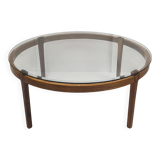 Scandinavian coffee table, 110cm diameter, circa 1960