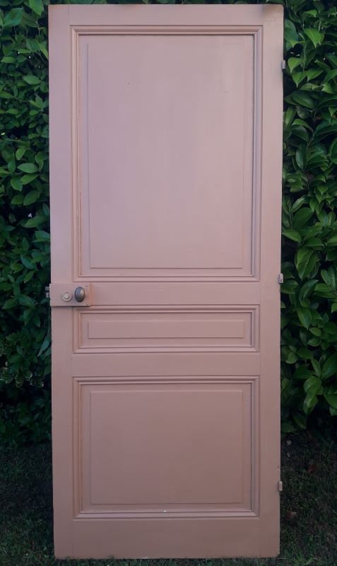 Communication door 199x82,8cm old molded