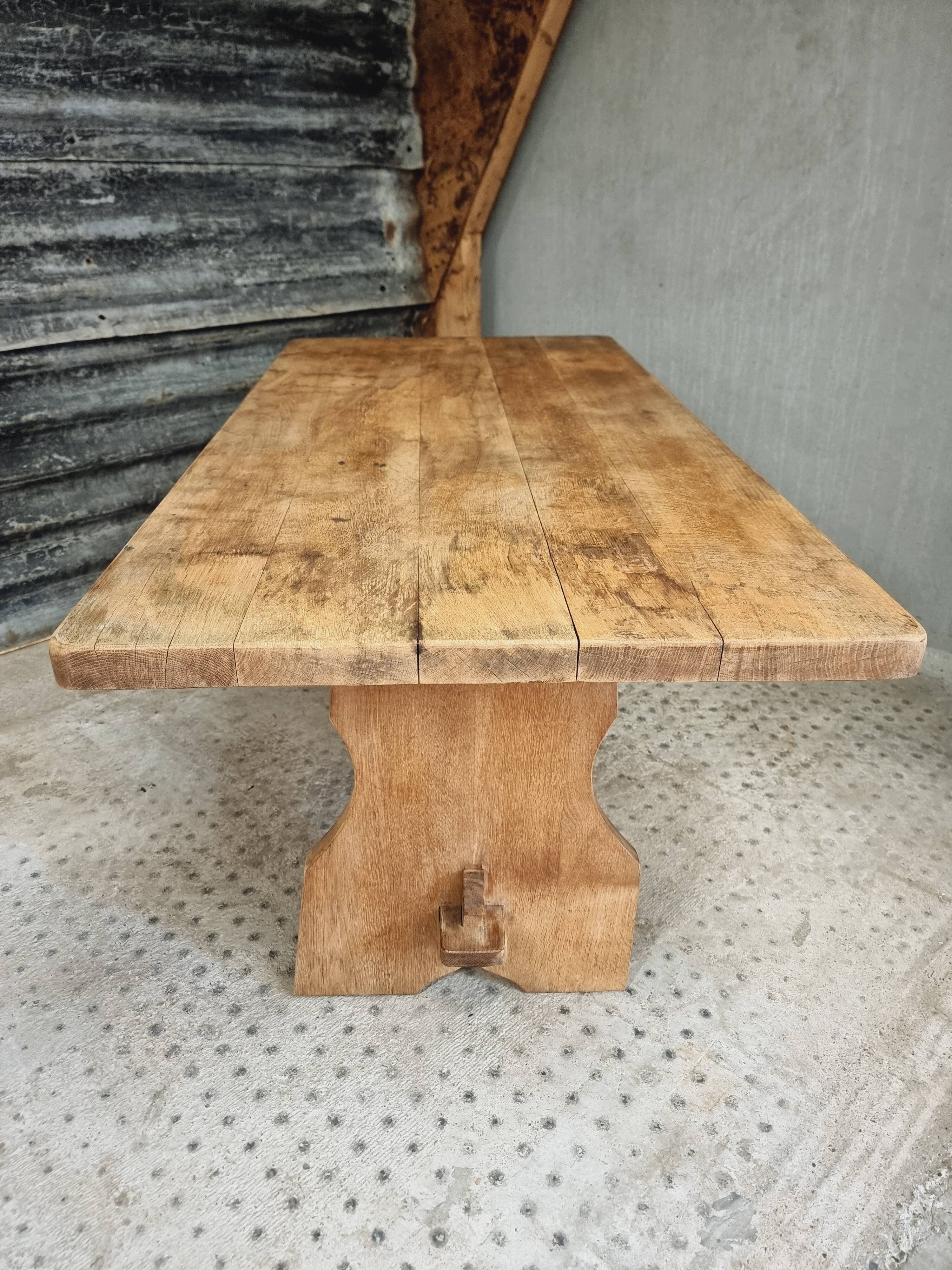 Old oak table dining table monastery table 78 x 160 cm