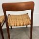 4 chairs 75 by Niels Otto Moller, Scandinavian design, teak