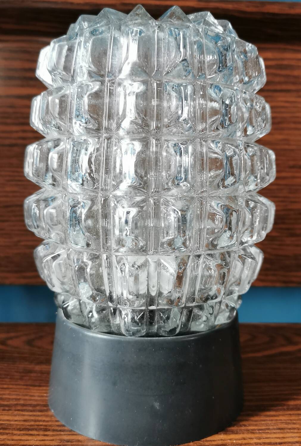 Vintage glass wall lamp