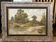 Oil on canvas countryside landscape