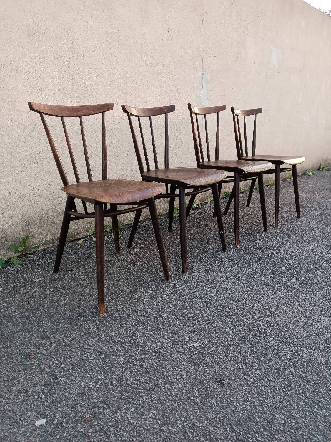 Set of 4 chairs by Tatra Nabytok Czechoslovakia 1960