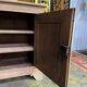 Low buffet in solid oak Louis Philippe aero gummed 19th