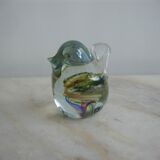 Isle of Wight glass paperweight bird