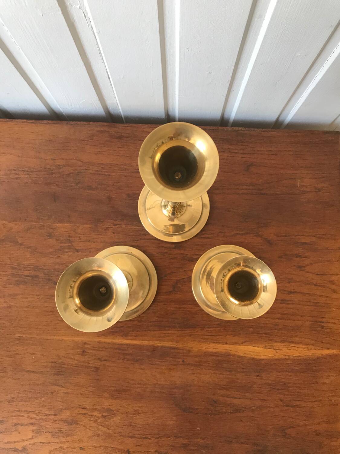 Trio of candle holders