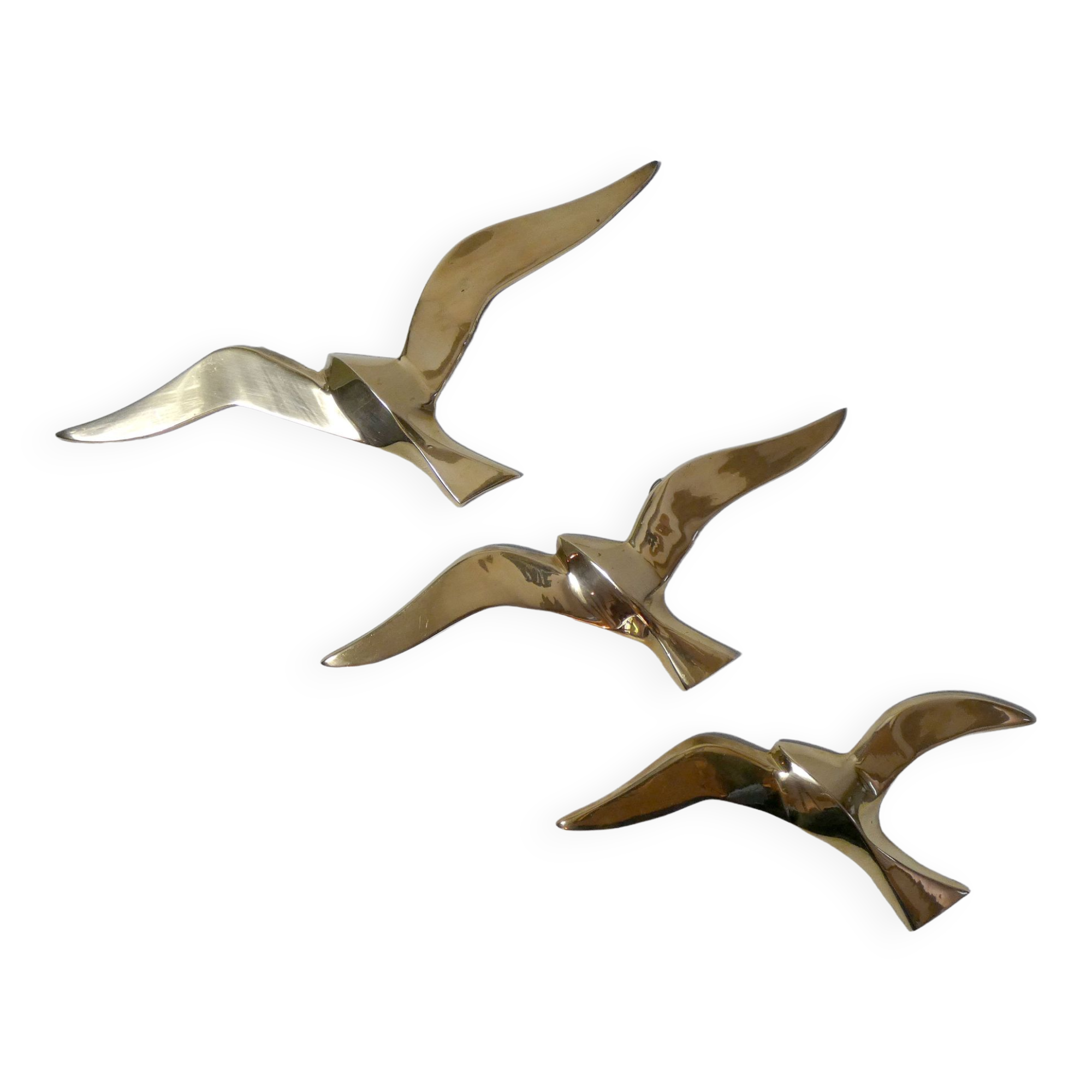 Vitrine Miniature En Verre Cisélé - Oiseau En Laiton Avec Fermoir - État Correct - Occasion