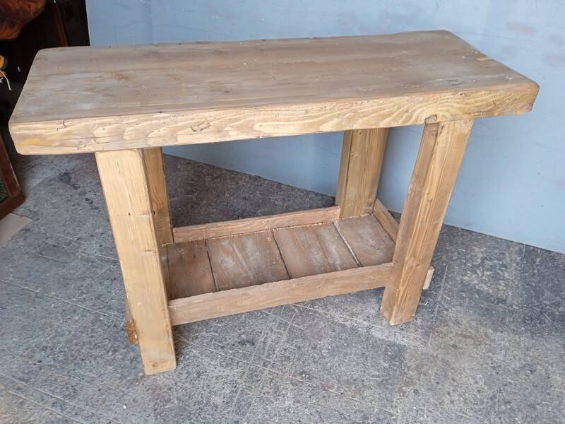 Workbench 120cm old solid wood