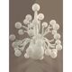 Huge Contemporary Pop Milky-White Murano Glass Chandelier by Simoeng