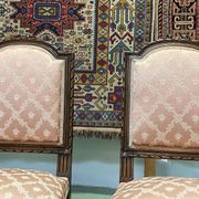 Pair of Louis XVI chairs early 20th in ground beech