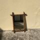 Antique wooden mirror bamboo style
