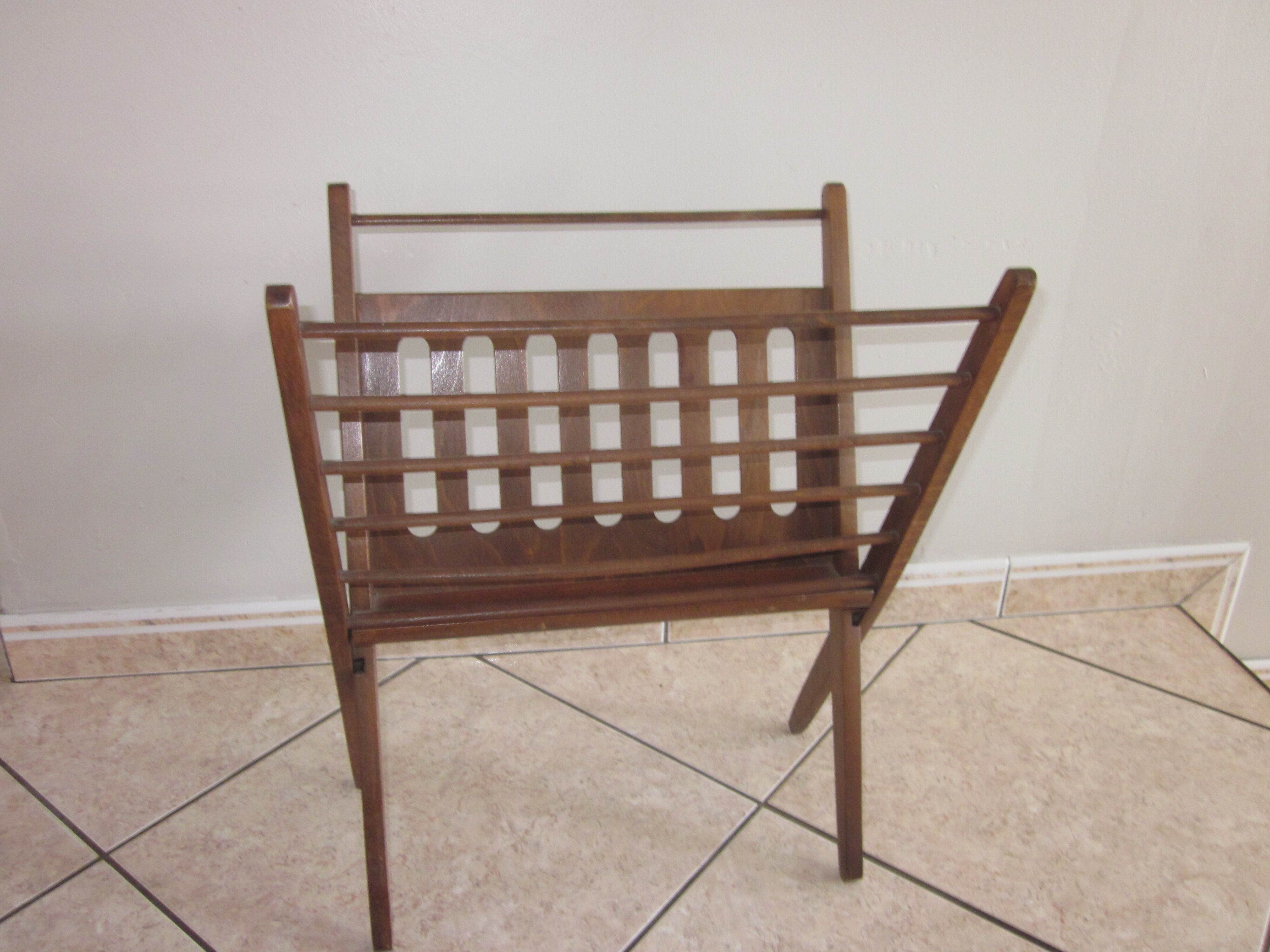 Vintage magazine holder